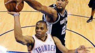 Tim Duncan Blocking NBA Superstars