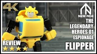 NewAge The Legendary Heroes H1 FLIPPER Transformers Legend class Bumblebee