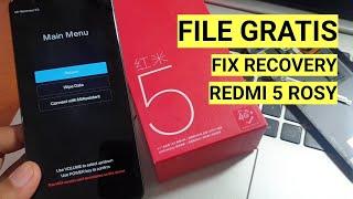 Free! Fix Stuck Recovery mode Redmi 5 Rosy Rom Global Stable