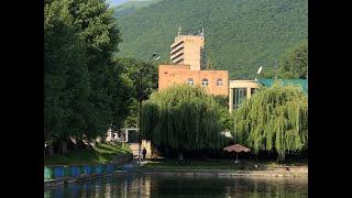 Vanadzor Armenia Health Resort from bird's eye view