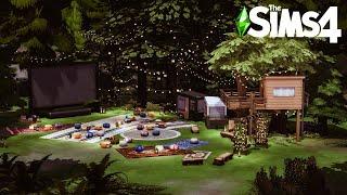 Open Air Cinema | The Sims 4 | Speed Build | NO CC | Outdoor Retreat