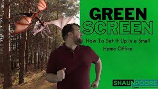 How To Set Up a Green Screen In a Small Space (For YouTubers)