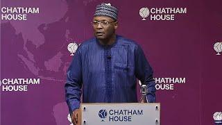 INEC Chairman Speaks At Chatham House About Preparations For Nigeria's General Elections