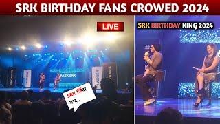 SRK BIRTHDAY EVENT 2024 Live | Ask SRK NEWS | Shah Rukh Khan Birthday | Shahrukh Khan King Teaser