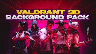 Free Valorant 3D Background Pack | Valorant 3D Gfx Pack |  3D Valorant pack for Thumbnail l