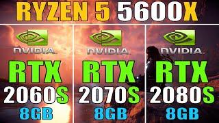 RYZEN 5 5600X || RTX 2060 SUPER vs RTX 2070 SUPER vs RTX 2080 SUPER || PC GAMES TEST ||