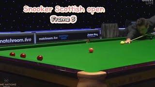 Snooker Scottish open Ronnie O’Sullivan vs Mark Selby ( frame 5).