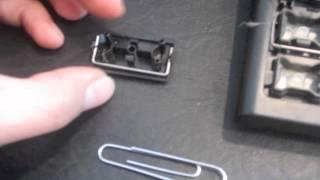 Replacing (metal wire) keys on a PC keyboard