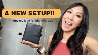 New Planner Setup! Working through my planner struggles! | Pocket rings full planner flip through