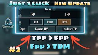 PUBG MOBILE : How to change Classic control Tpp to Fpp | TDM to Classic settings change | VoltaiK