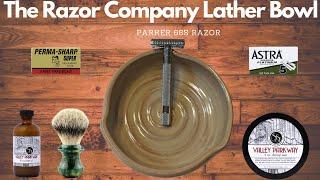 The Razor Company Shaving Bowl (6" Sandstorm) - Parker 86S