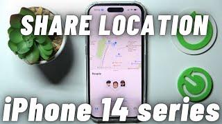 How to Share Location on iPhone 14 / 14 Plus / 14 Pro / 14 Pro Max - Location Sharing on iPhone 14