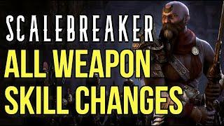 ALL WEAPON SKILLS CHANGES - Scalebreaker DLC PTS Patch Notes 5.1.0 Review