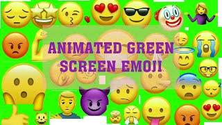 Animated Emoji green screen | Emojies green screen free download | Live Smiley |Graphics & Animation
