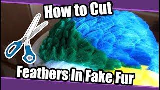 //Tutorial #68// Cutting Feathers / Scales In Fur