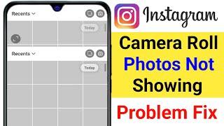 How to Fix Instagram Not Showing Camera Roll Photos 2024 | Fix Gallery Not Showing in Instagram
