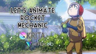 Let's Animate - Krita: Rocket Mechanic (10 days)