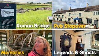 Campervan Stopover: The George, Piercebridge, Roman Bridge & Rachel's childhood memories