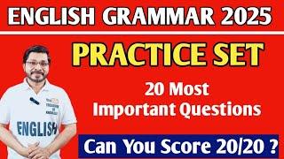 English Grammar Practice Set| Grammar Exercise| Grammar Objectives with Answers