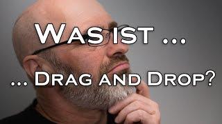 What is drag and drop?