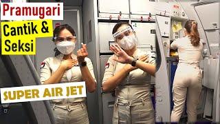 PRAMUGARI  CANTIK  PESAWAT  SUPER  AIR  JET