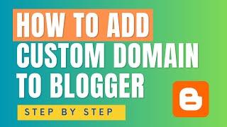 How To Add Custom Domain To Blogger | How To Add Porkbun Domain To Blogger ( Step by step )