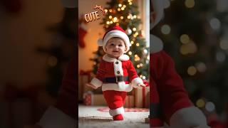 Little cute Santa #cute santa Christmas dance#little santa dance #christmas shorts video