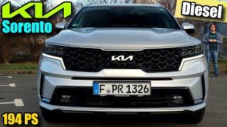 Kia Sorento 2.2 CRDi Diesel AWD (194 PS) Platinum - Test Fahrbericht Review Verbrauch Infos deutsch