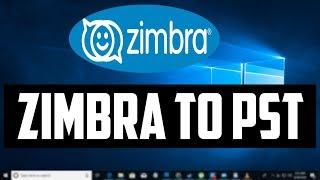 How to Convert  Zimbra Desktop Mail Files into a pst