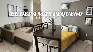 TOUR POR EL DEPARTAMENTO MÁS PEQUEÑO DE INFONAVIT 