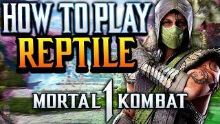 Mortal Kombat 1 - How To Play REPTILE (Guide, Combos, & Tips)