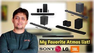 Top 5 Dolby Atmos soundbars Till date || My all time favorite 