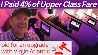 My BEST flight ever and what a bargain it was! London to Seattle in Upper Class with Virgin Atlantic