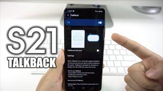 How to Disable / Turn OFF TalkBack on a Samsung Galaxy S21