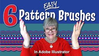 6 Easy Pattern Brushes 4 YOU to Make in Adobe Illustrator