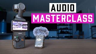 DJI Osmo Pocket 3 Audio Masterclass - Settings for Superb Sound
