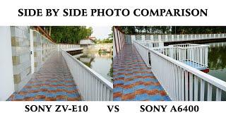 Sony ZV-E10 vs Sony A6400 | Photo Comparison Side by Side | Sony ZV-E10 Photography | 4K