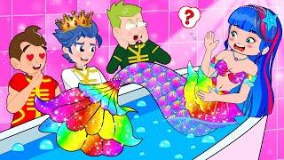 The Little Mermaid Love Story! Who is Mermaid's True Love?! | Hilarious Cartoon Animation