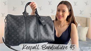 Louis Vuitton Keepall Bandouliere 45 Review | Best LV Travel Bag ? | Keepall B45 | Monogram Eclipse