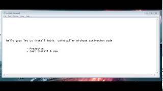 install iobit uninstaller no activation code, preactive & install and use