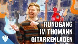 Rundgang im Thomann Gitarrenladen