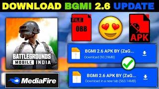 BGMI 2.6 UPDATE DOWNLOAD Apk And Obb || BGMI 2.6 APK+OBB DOWNLOAD LINK