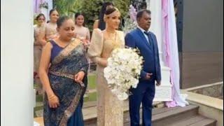 රටම හොයන Sanjana Onali ගේ Wedding එක 