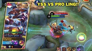 YSS VS PRO LING!! | YSS DLYNNN VS TOP LING FASTHAND | ADU MEKANIK KETIKA WAR | TOP GLOBAL YSS - MLBB