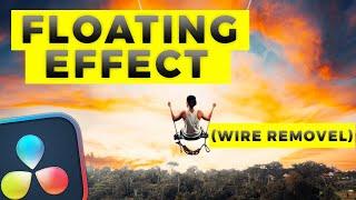 FLOATING EFFECT (wire removal) - Davinci Resolve  Tutorial