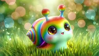 Rainbow snail Soft music for sleep and relaxing