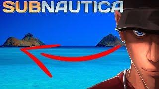 Subnautica Floating Island Location - The Portal way GUIDE | Let's play Subnautica Gameplay