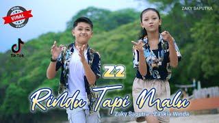 RINDU TAPI MALU  | |  COVER BY ZAKY SAPUTRA VS ZASKIA WINDA