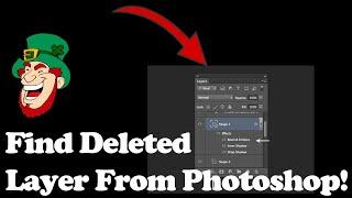 How To Find All Deleted Layer From Photoshop ! Find  All Missing Tools in Photoshop!