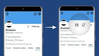 How to Bring Back the Twitter DM shortcut icon in User Profile